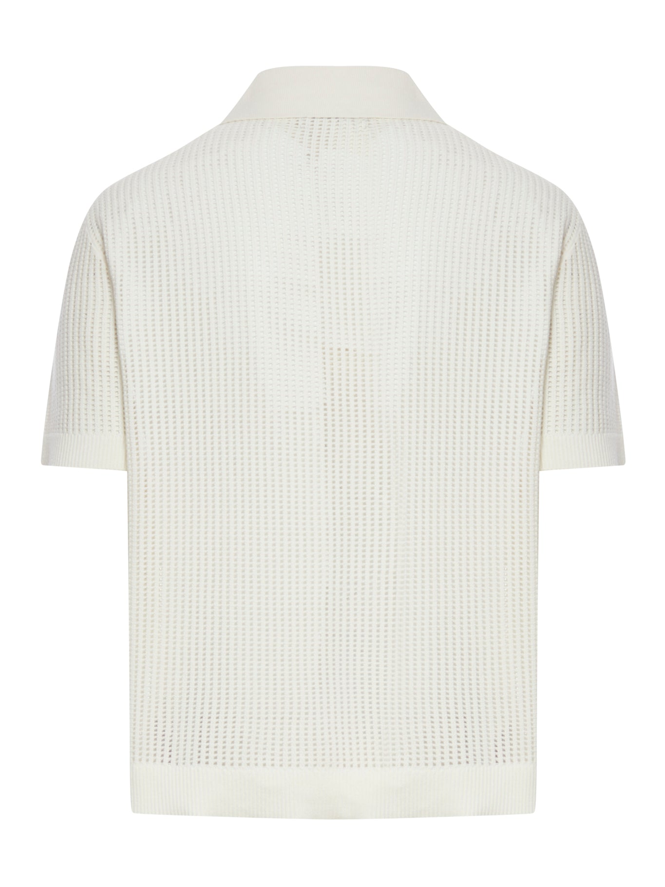 EGYPTIAN COTTON PERFORATED POLO