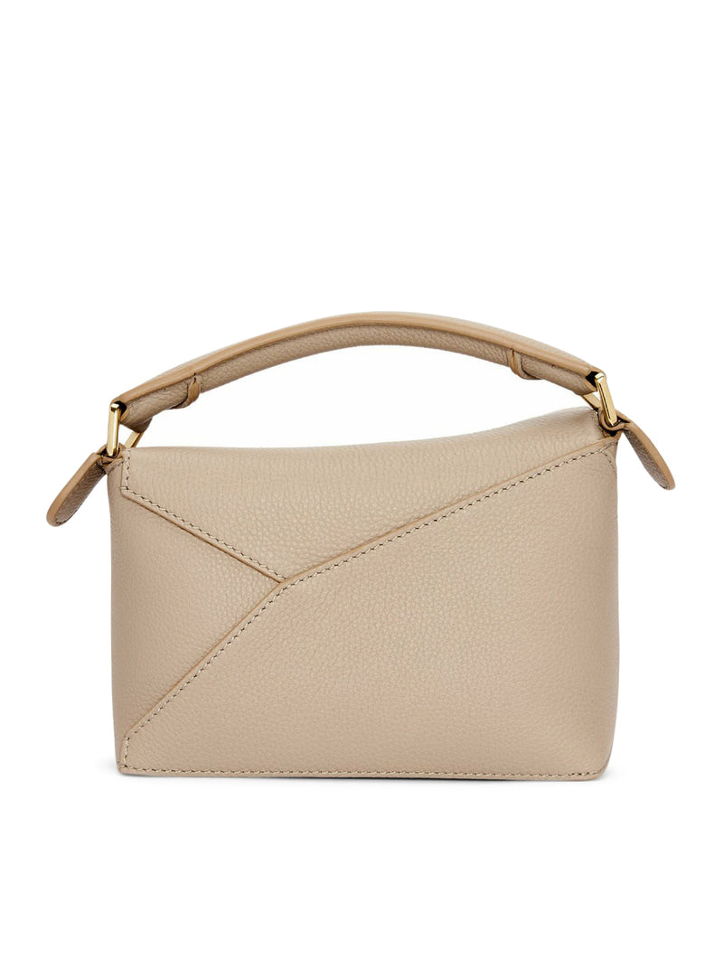 Mini Puzzle bag in soft grained calfskin