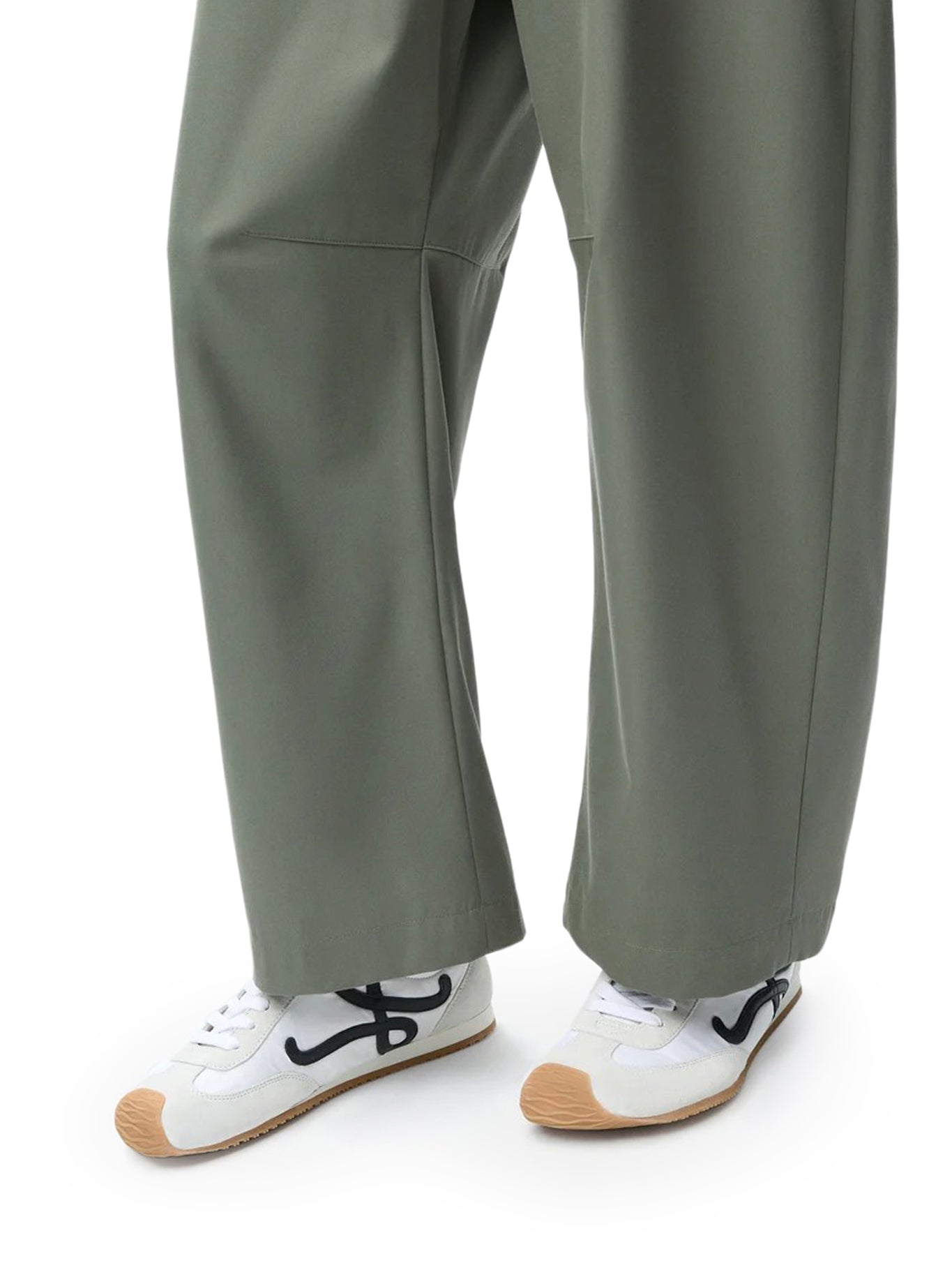 BALLET RUNNER 2.0 IN NYLON AND CALFSKIN