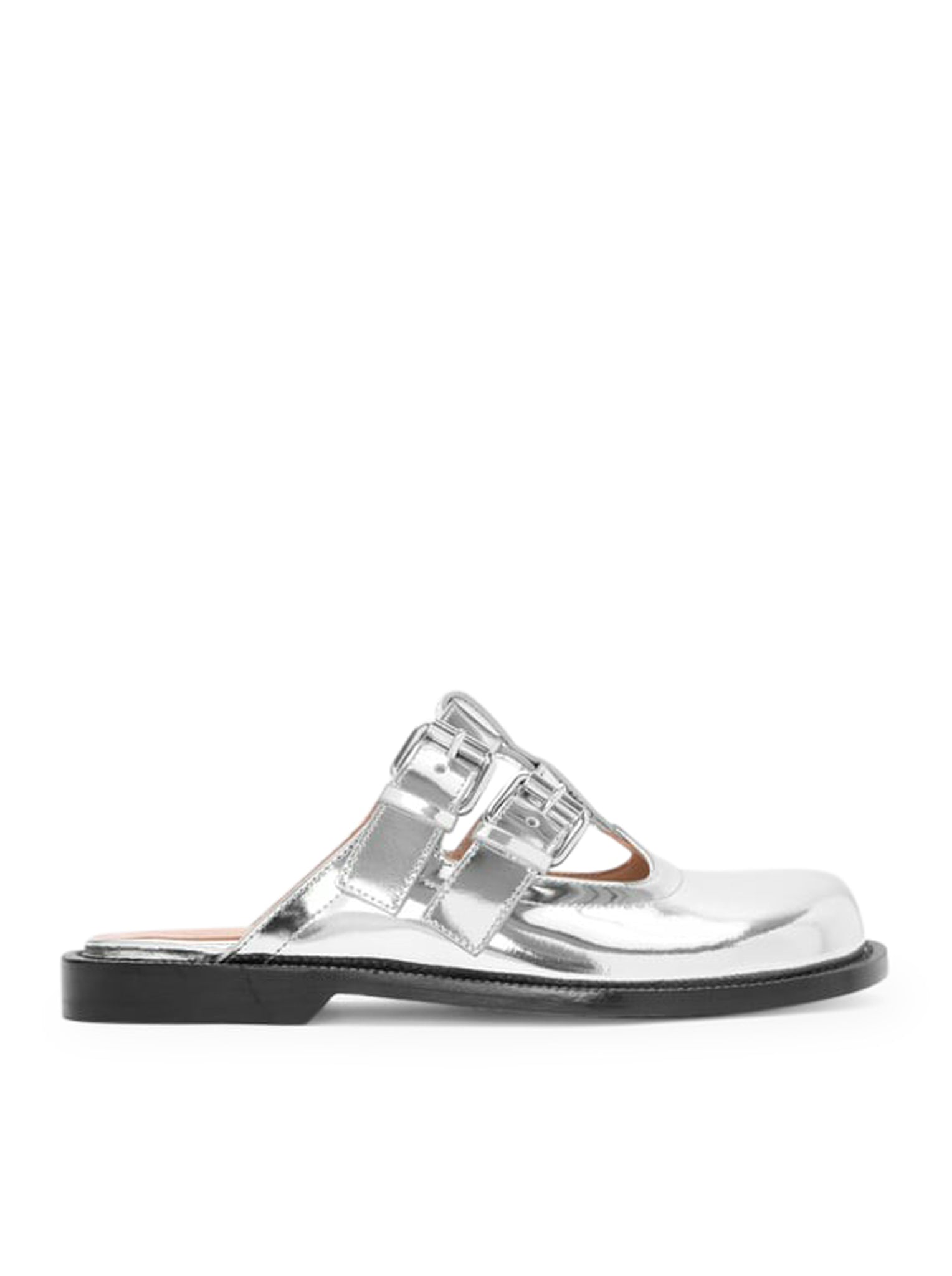 CAMPO METALLIC LEATHER MARY JANE MULE