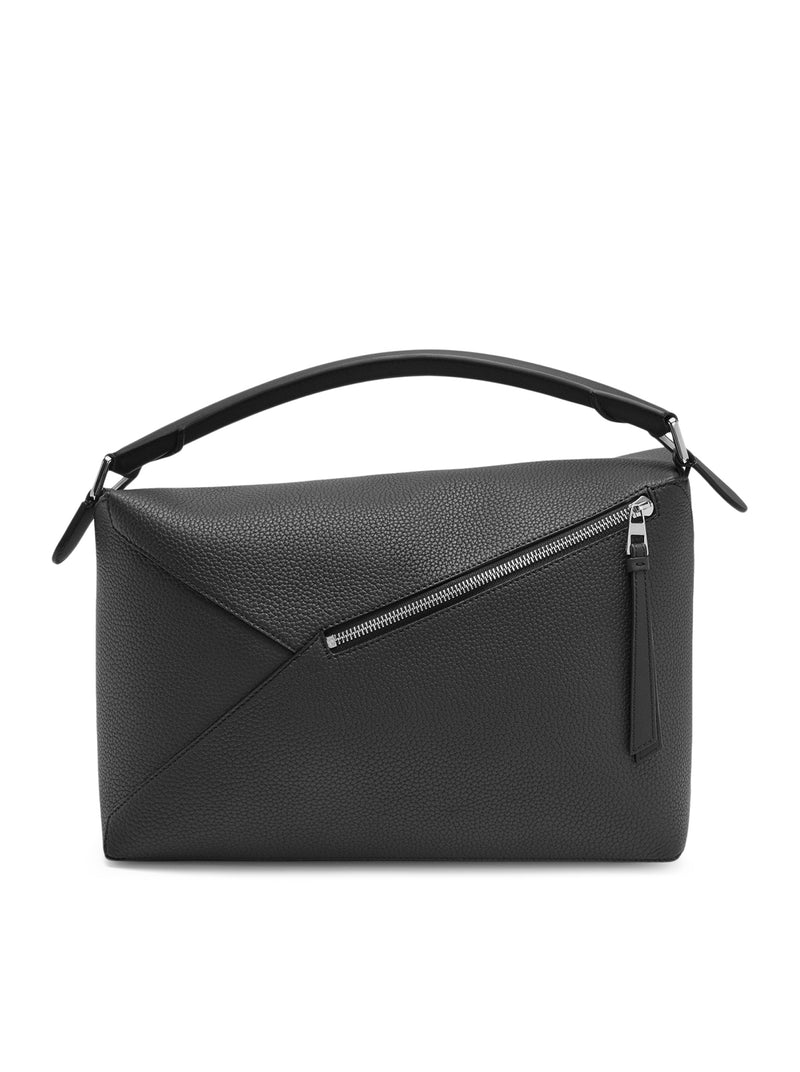 LARGE PUZZLE BAG IN HAMMERED CALFSKIN