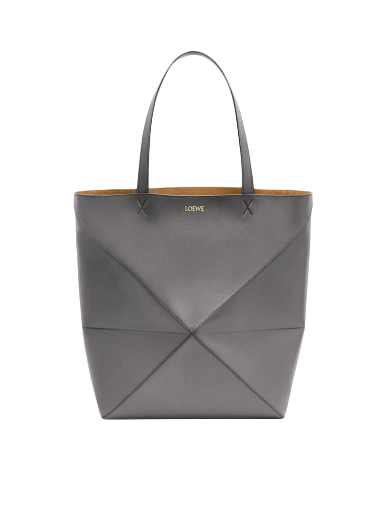 PUZZLE FOLD TOTE XL BAG IN POLISHED CALFSKIN