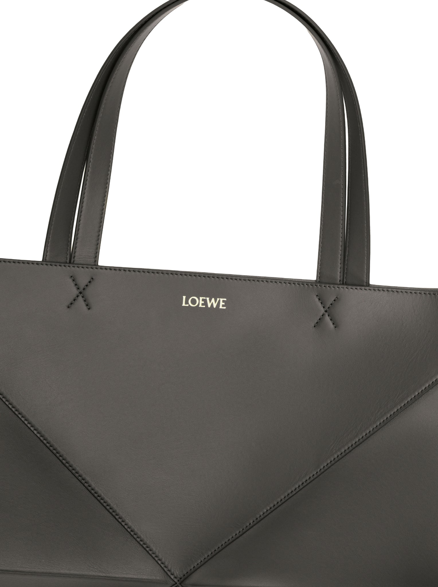 PUZZLE FOLD TOTE XL BAG IN POLISHED CALFSKIN