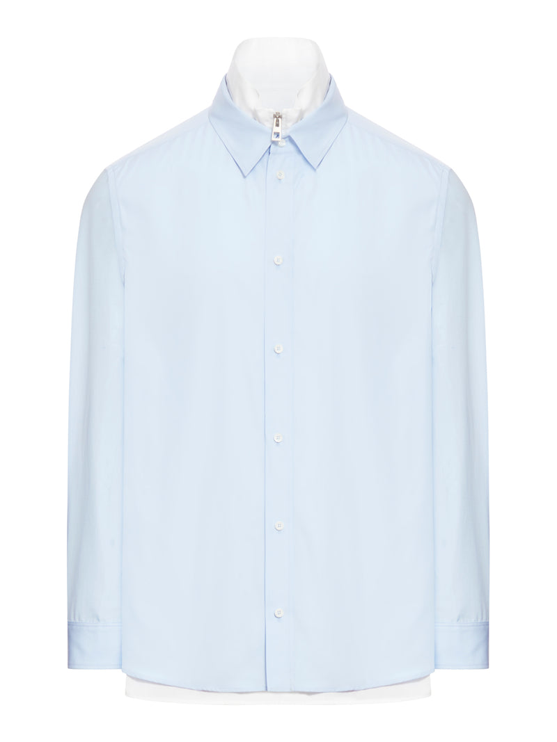 DOUBLE LAYER COTTON SHIRT