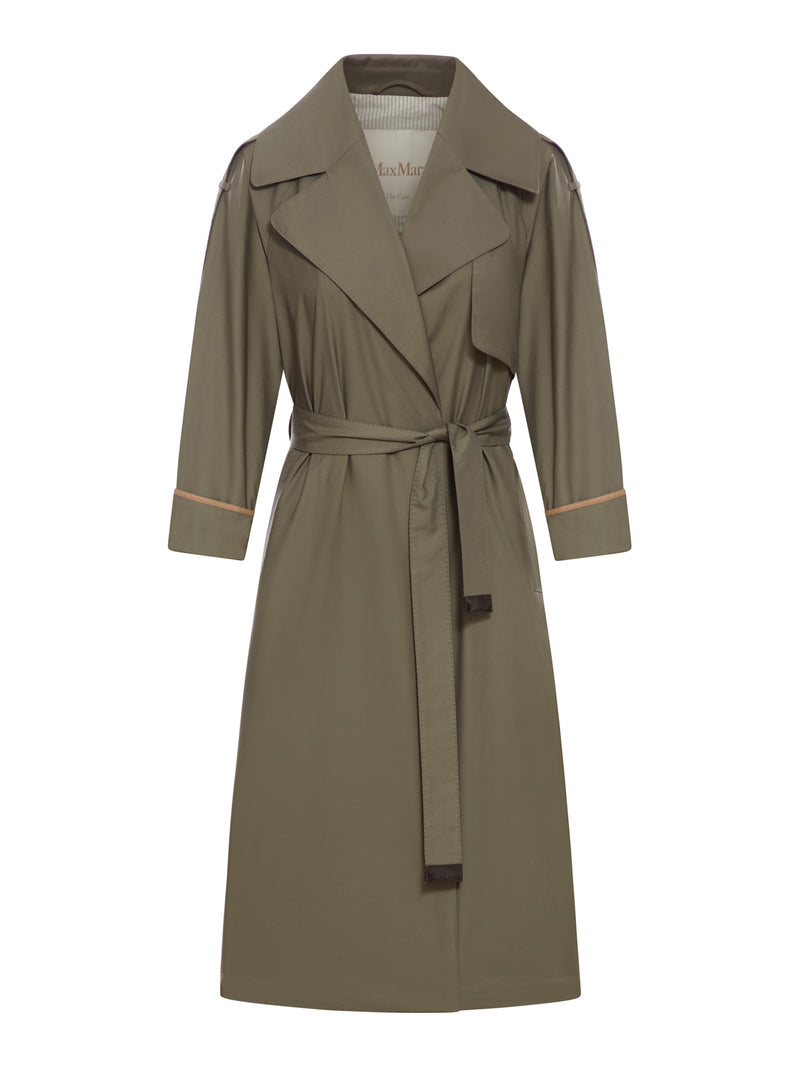 OVERALL TRENCH COAT IN DROP-PROOF TWILL