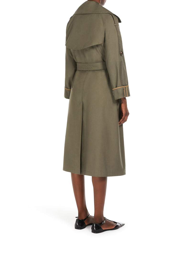 OVERALL TRENCH COAT IN DROP-PROOF TWILL