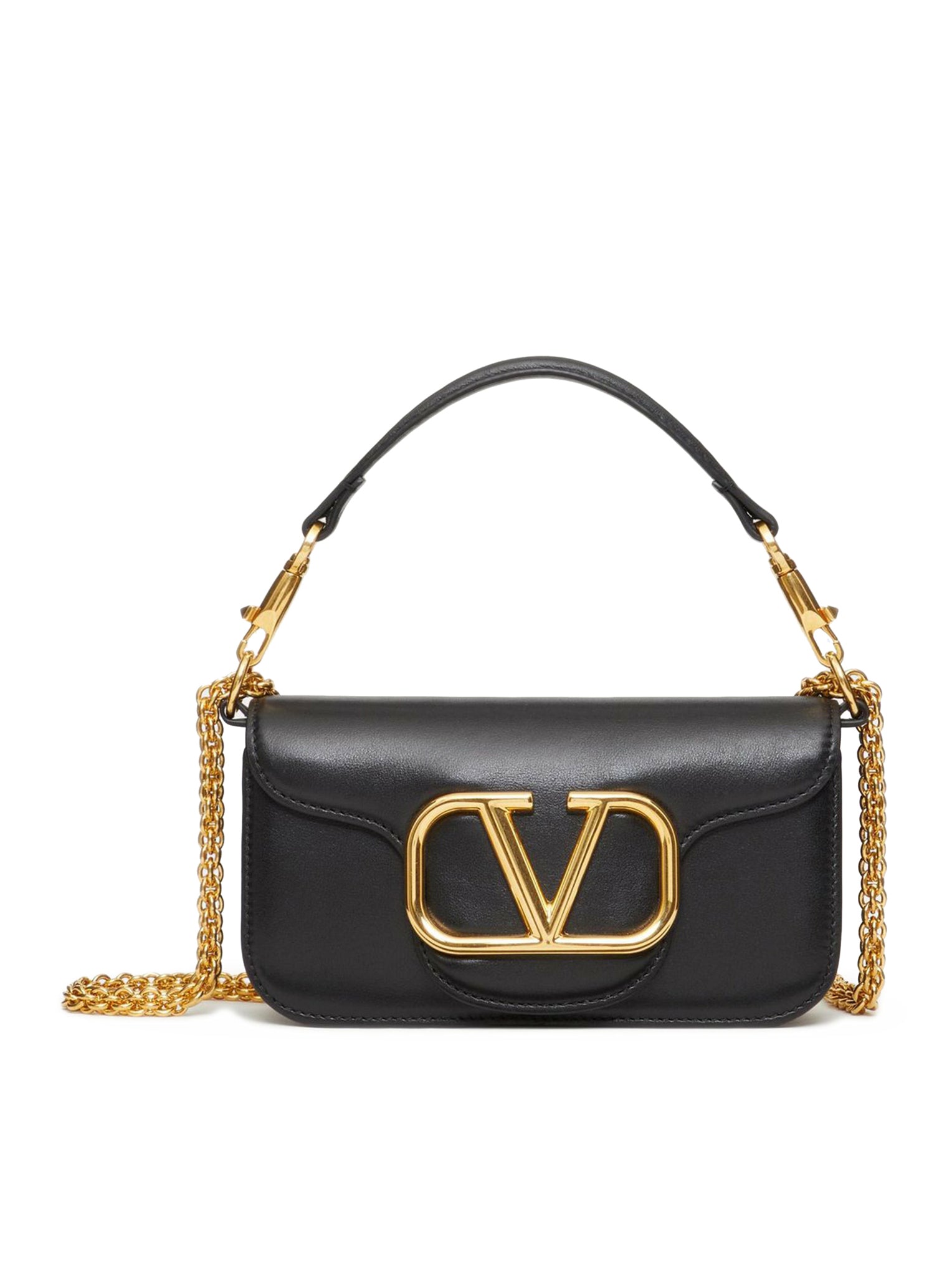 VALENTINO GARAVANI LOCÒ SMALL SHOULDER BAG IN CALFSKIN