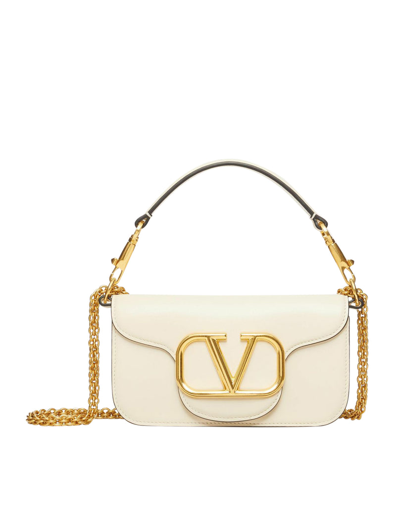 VALENTINO GARAVANI LOCÒ SMALL SHOULDER BAG IN CALFSKIN