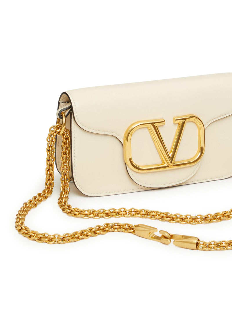 VALENTINO GARAVANI LOCÒ SMALL SHOULDER BAG IN CALFSKIN