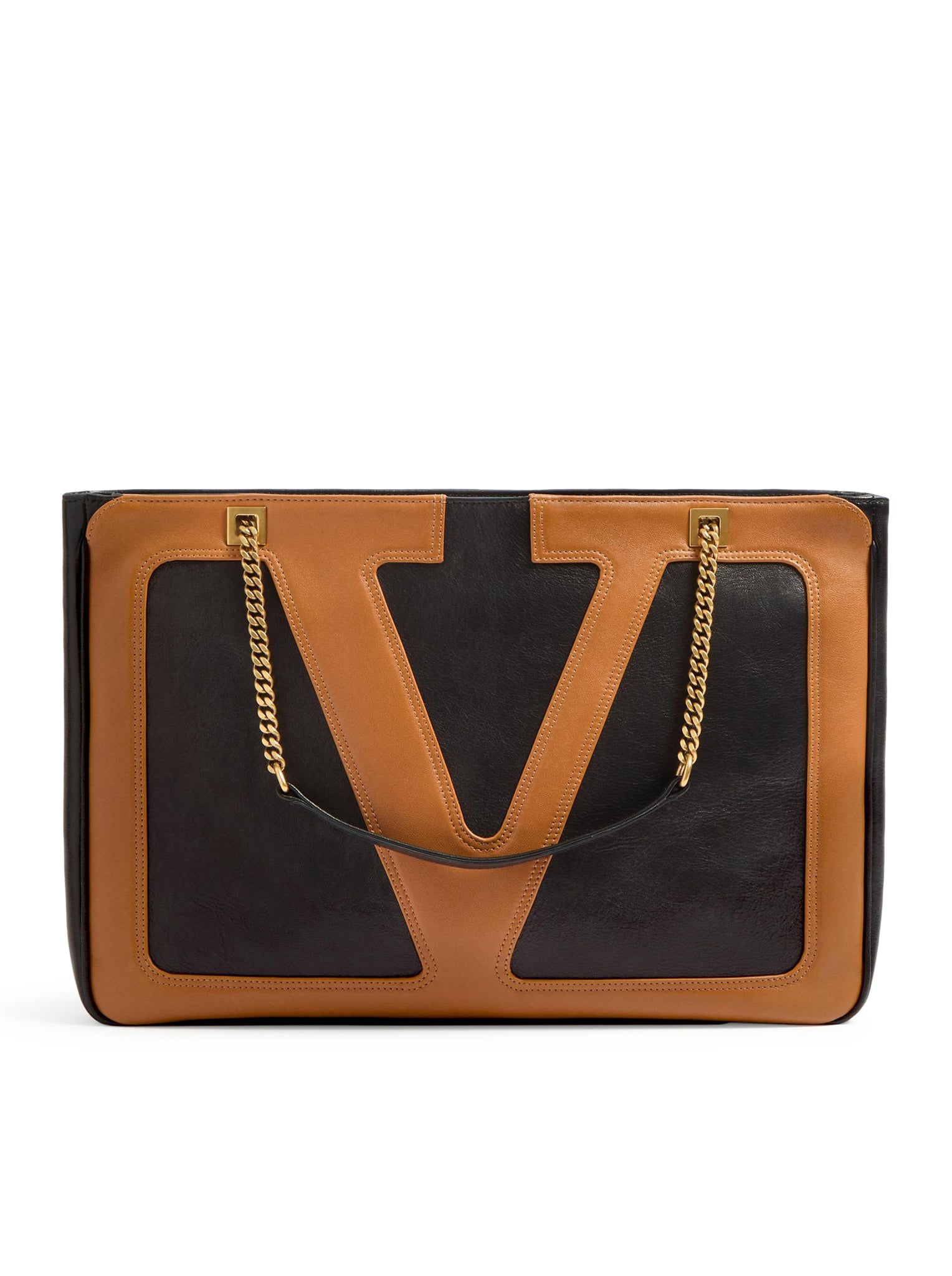 VALENTINO GARAVANI VIVA SUPERSTAR MEDIUM NAPPA LEATHER SHOPPING BAG