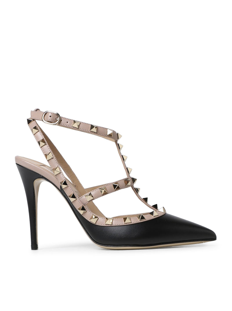 ROCKSTUD CALFSKIN SLINGBACK