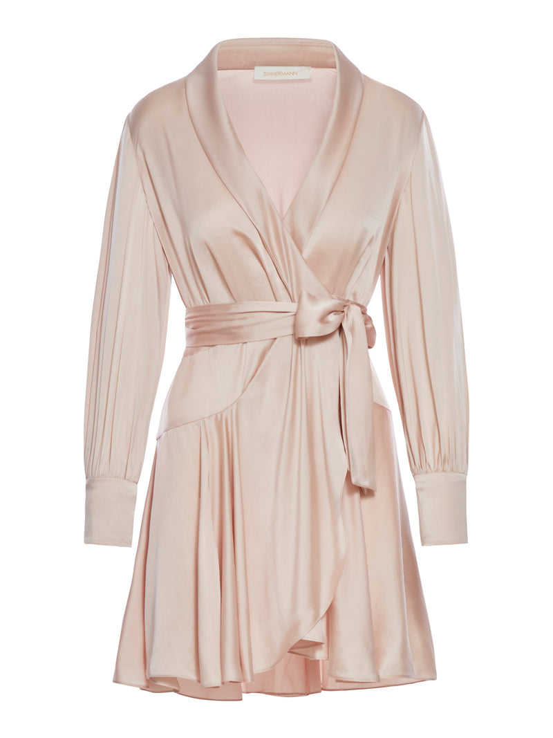 SILK WRAP DRESS