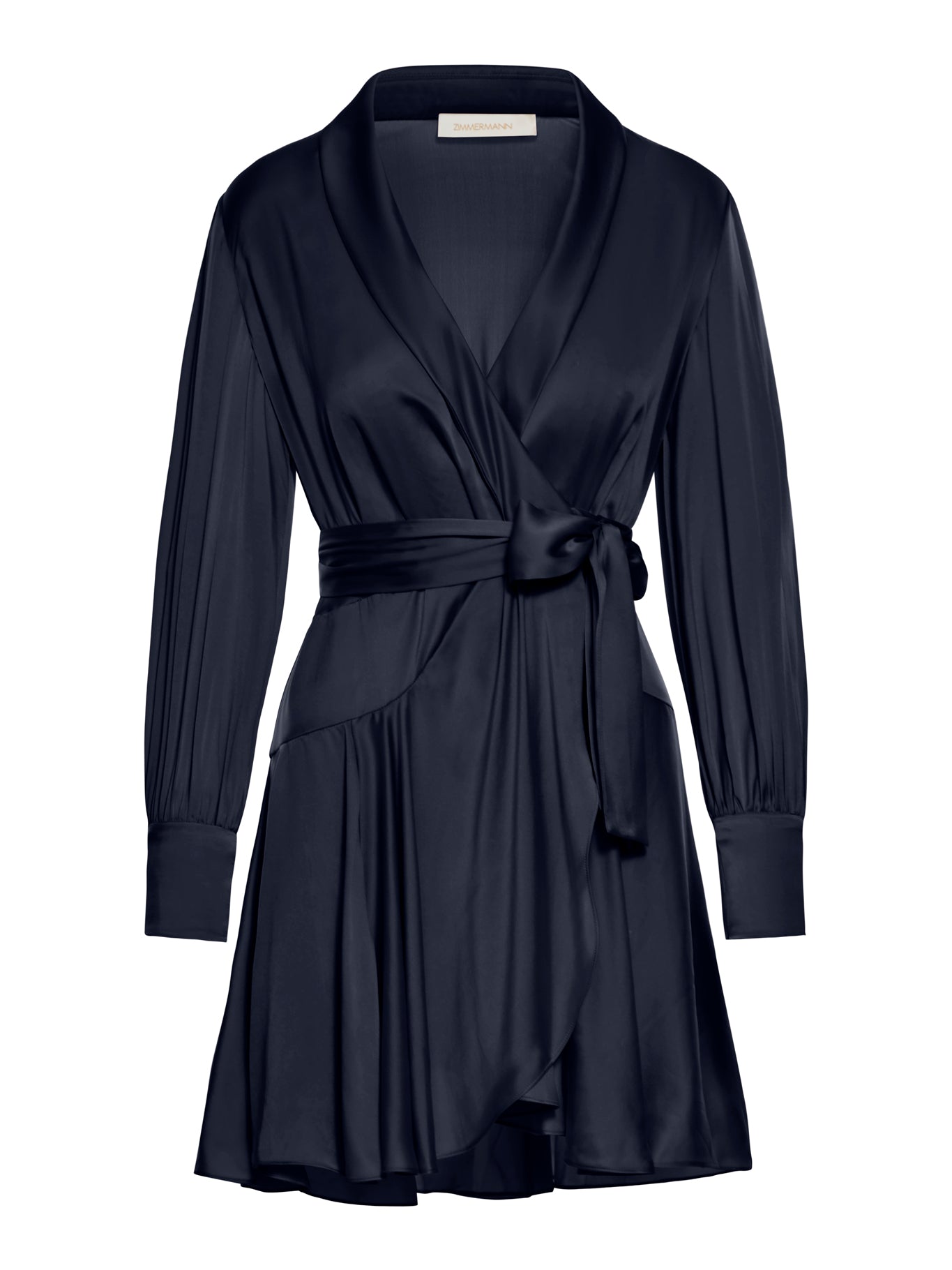 SILK WRAP DRESS