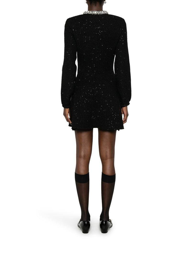 MINI DRESS WITH SEQUINS