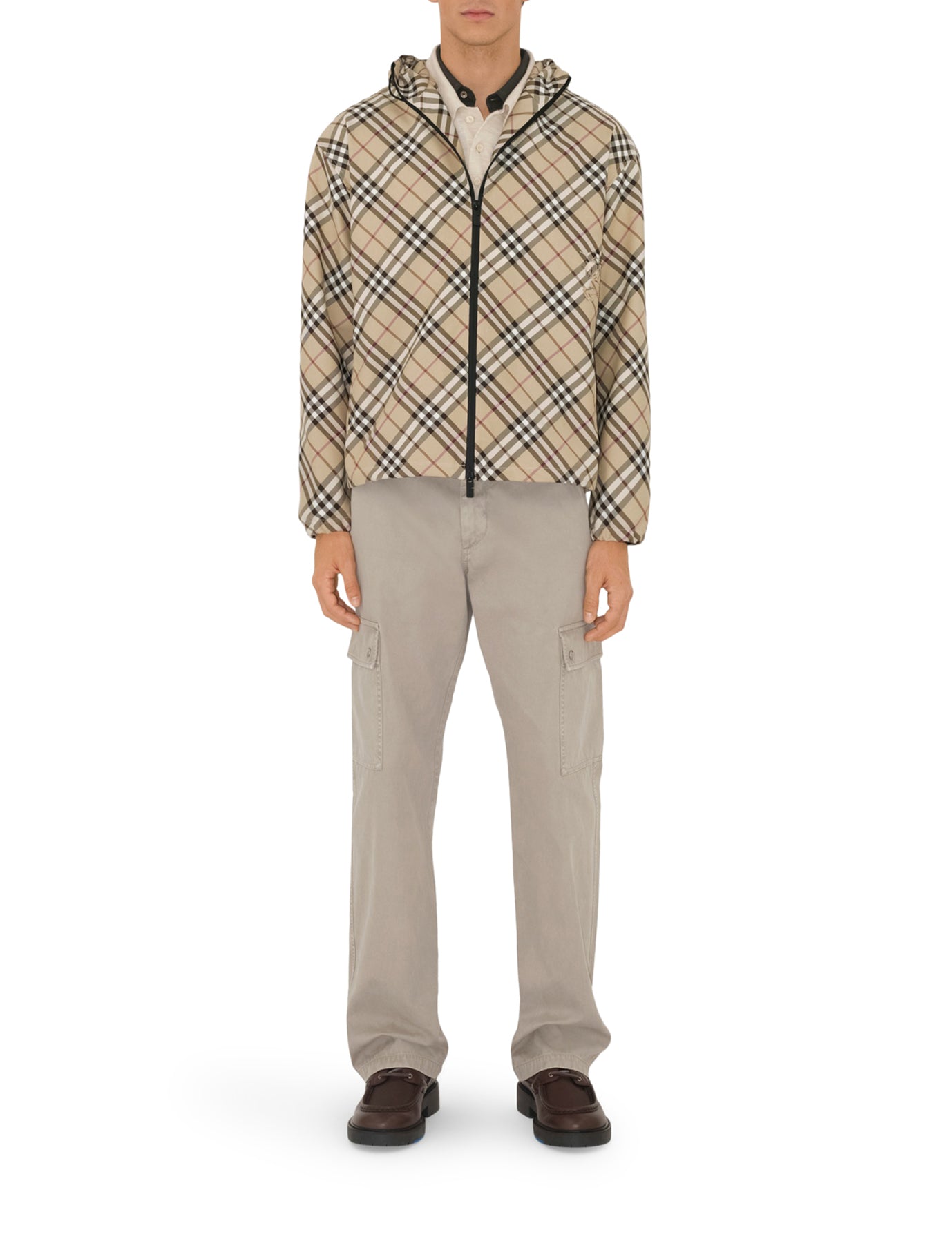 CHECK PRINT TWILL JACKET – Suit Negozi Row