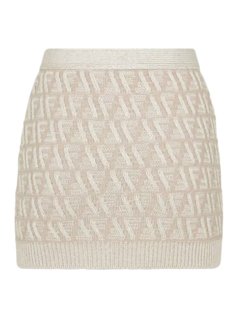 WOOL AND CASHMERE MINI SKIRT FF