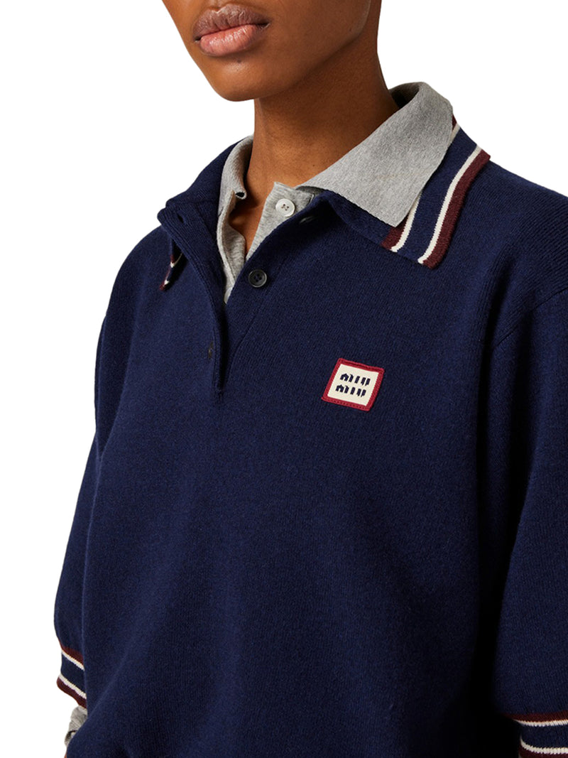 WOOL AND CASHMERE POLO