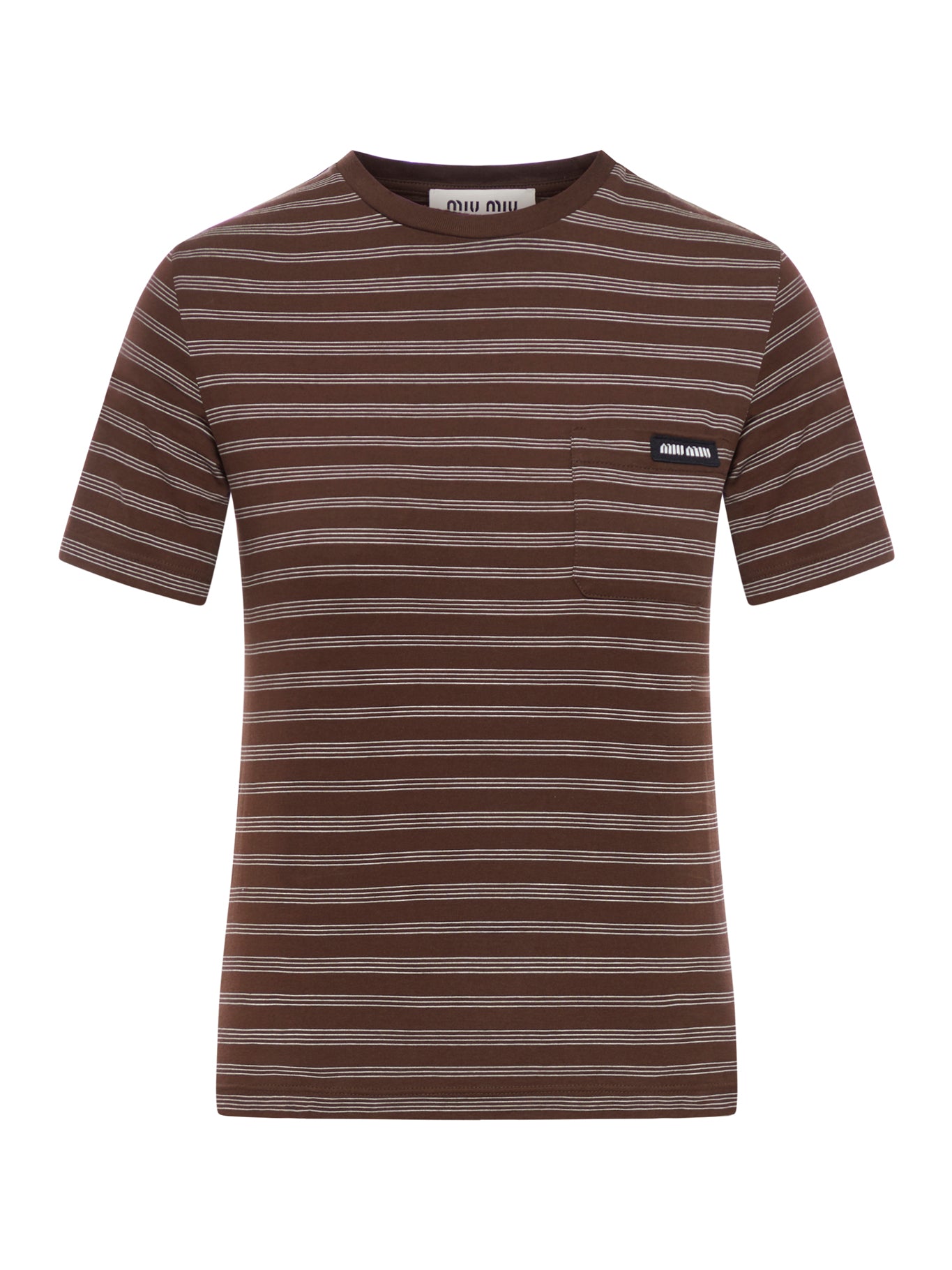 SHORT SLEEVE T-SHIRT IN STRIPED JERSEY