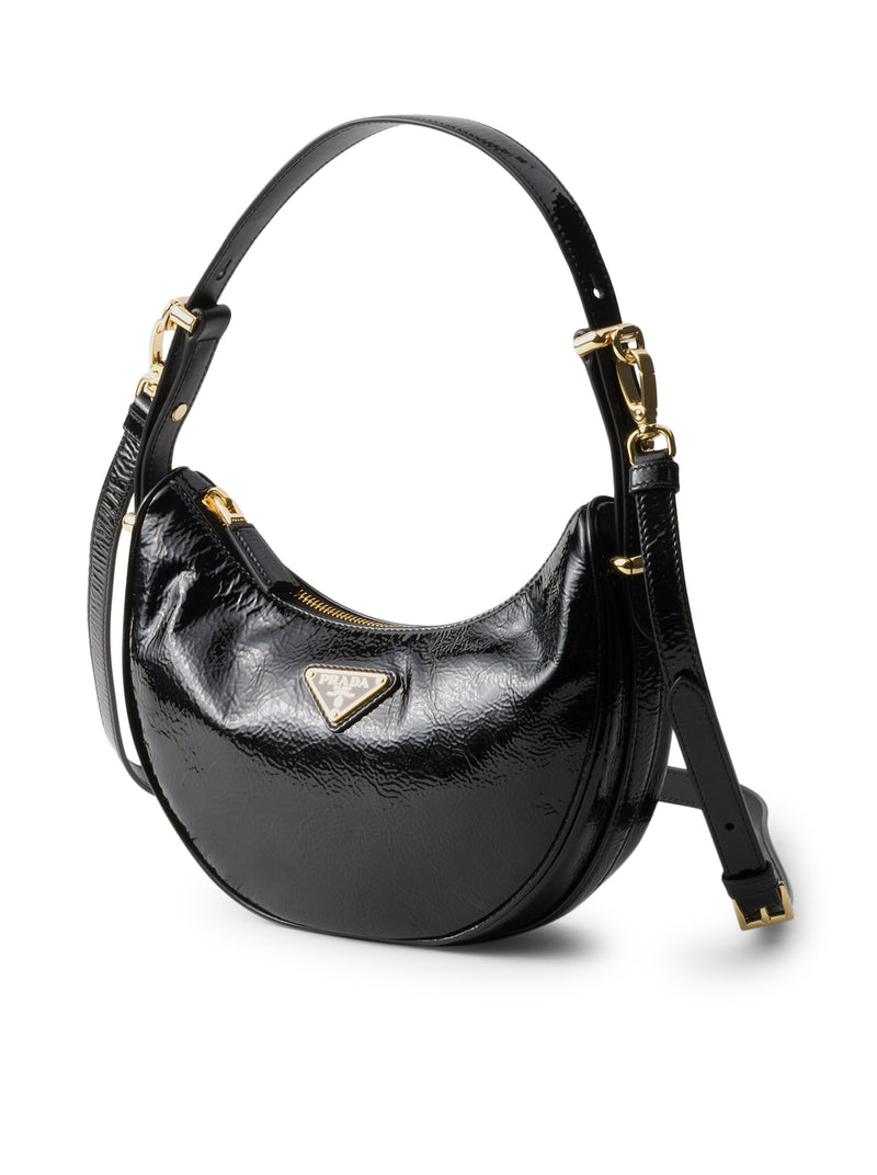 Prada Arqué shoulder bag in naplak patent leather