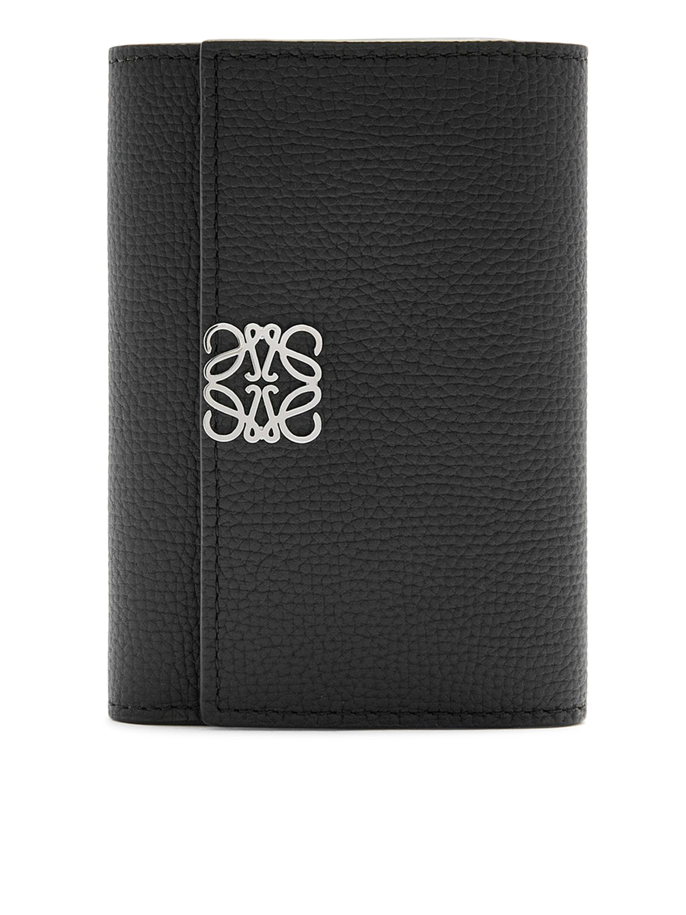 Anagram Small Vertical Wallet in Hammered Calfskin – Suit