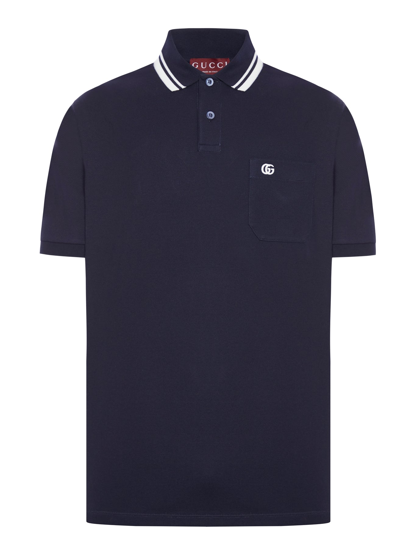 COTTON POLO WITH WEB DETAIL