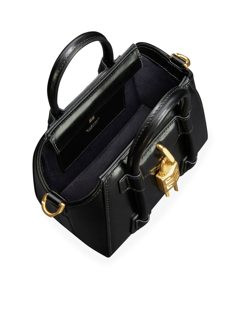 ANTIGONA TOY LOCK LEATHER BOX BAG