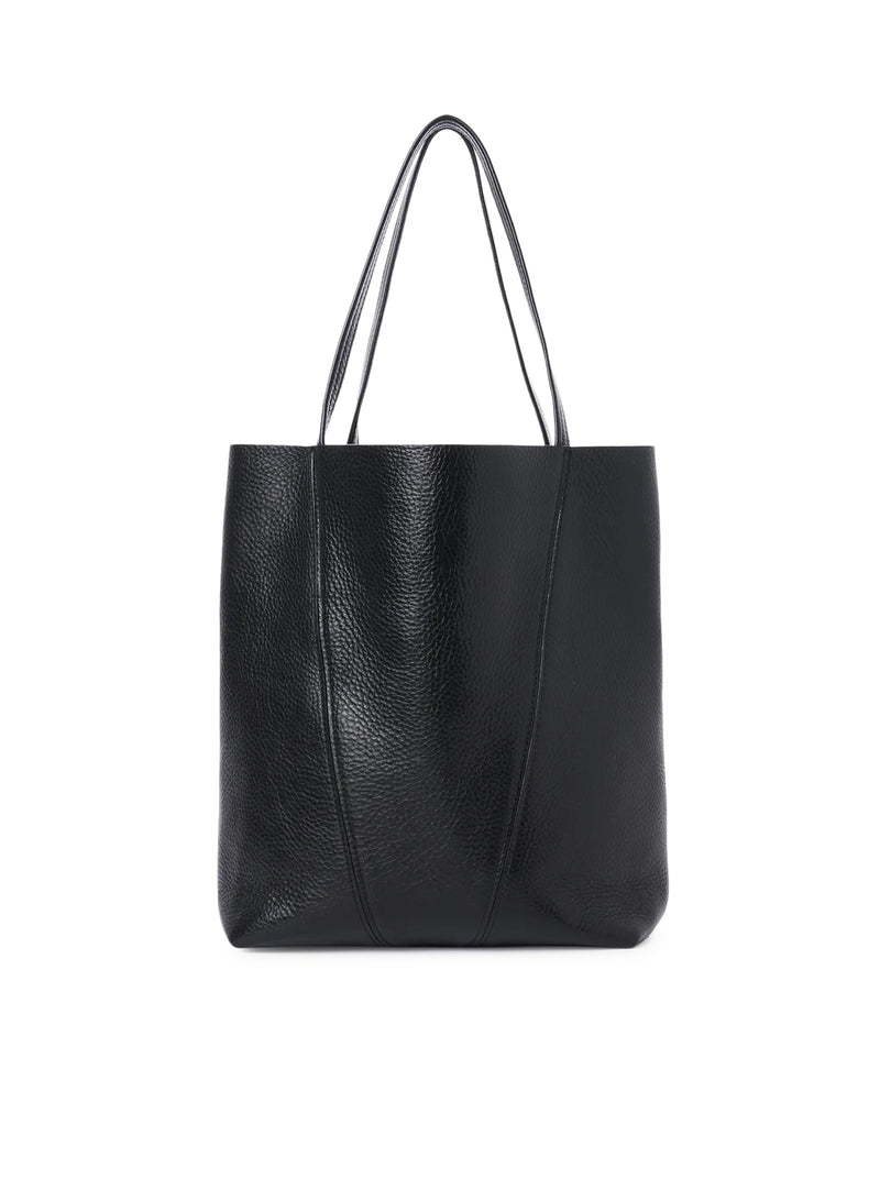 CHLOÉ SPIN TOTE BAG IN GRANATE LEATHER