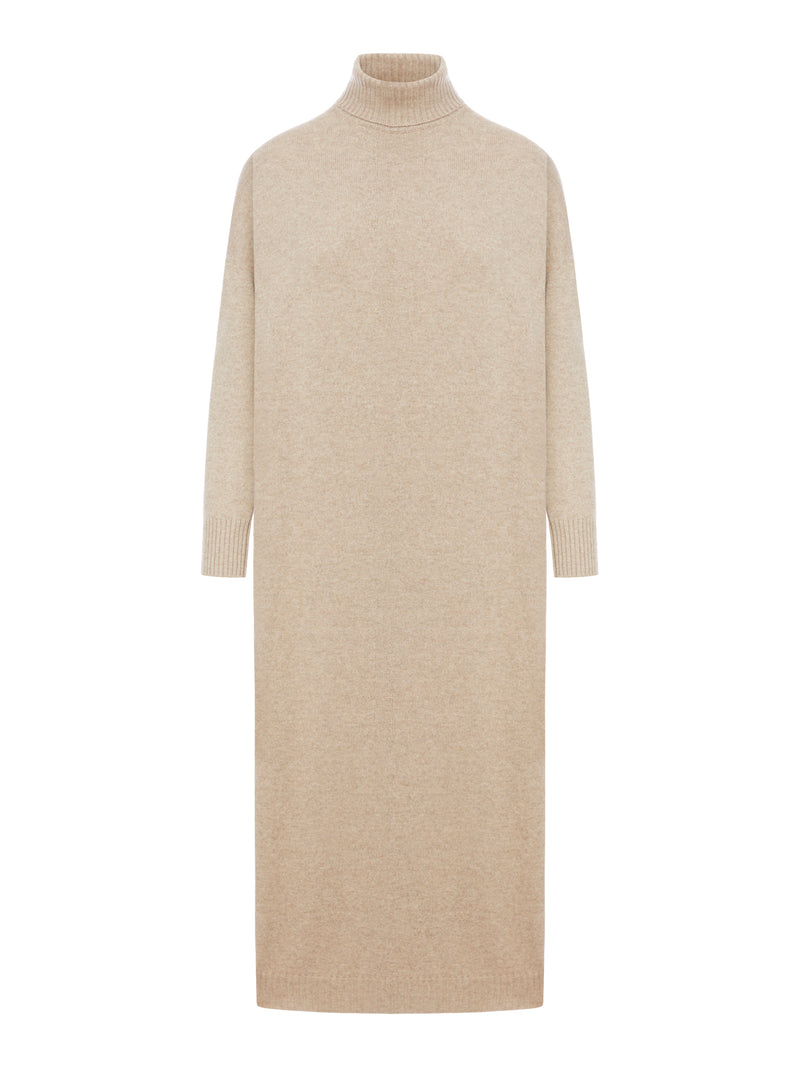 Cashmere Knit Dress with Mobile