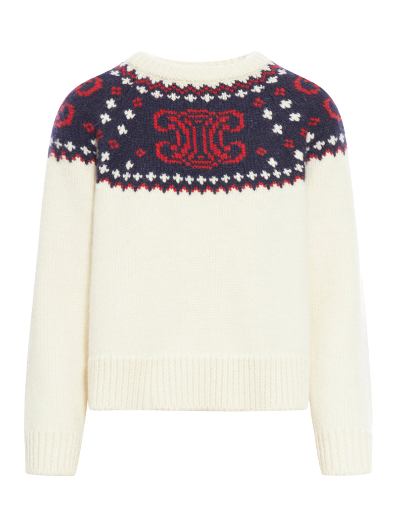 WOOL CREW-NECK SWEATER