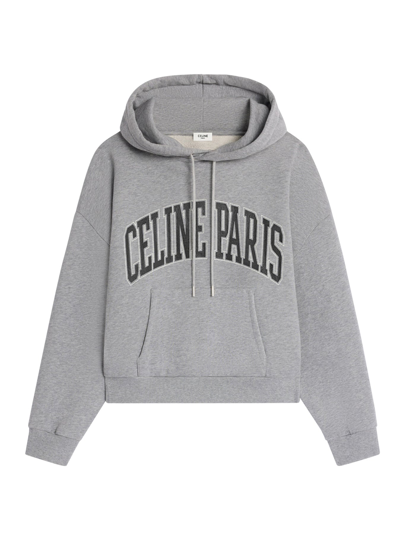 CELINE OVERSIZED COTTON FLEECE HOODIE