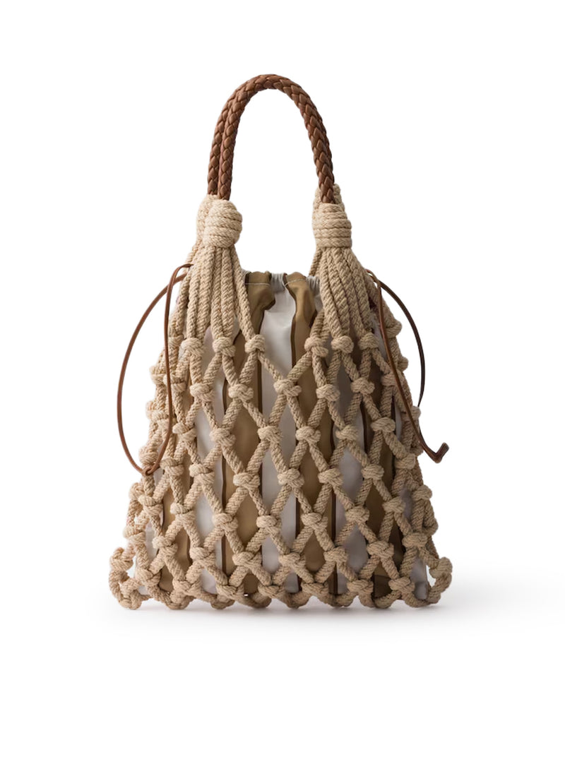 NOUÉ MEDIUM BAG IN COTTON ROPE