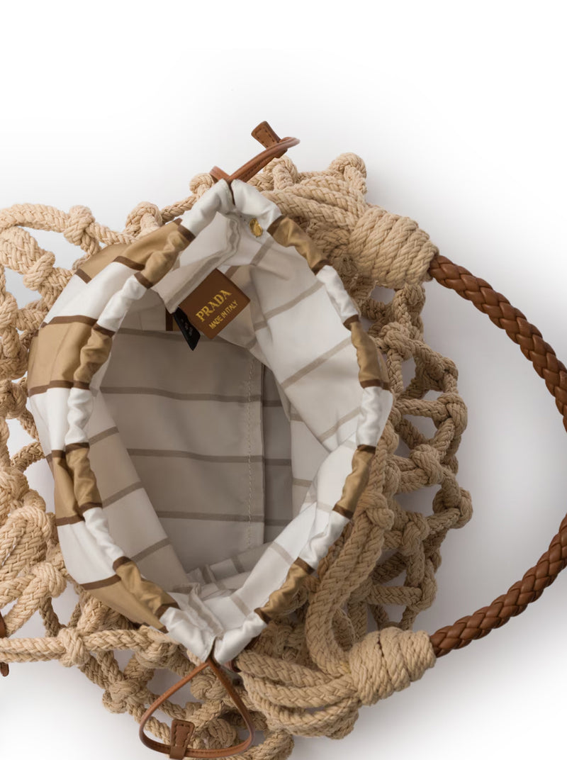 NOUÉ MEDIUM BAG IN COTTON ROPE