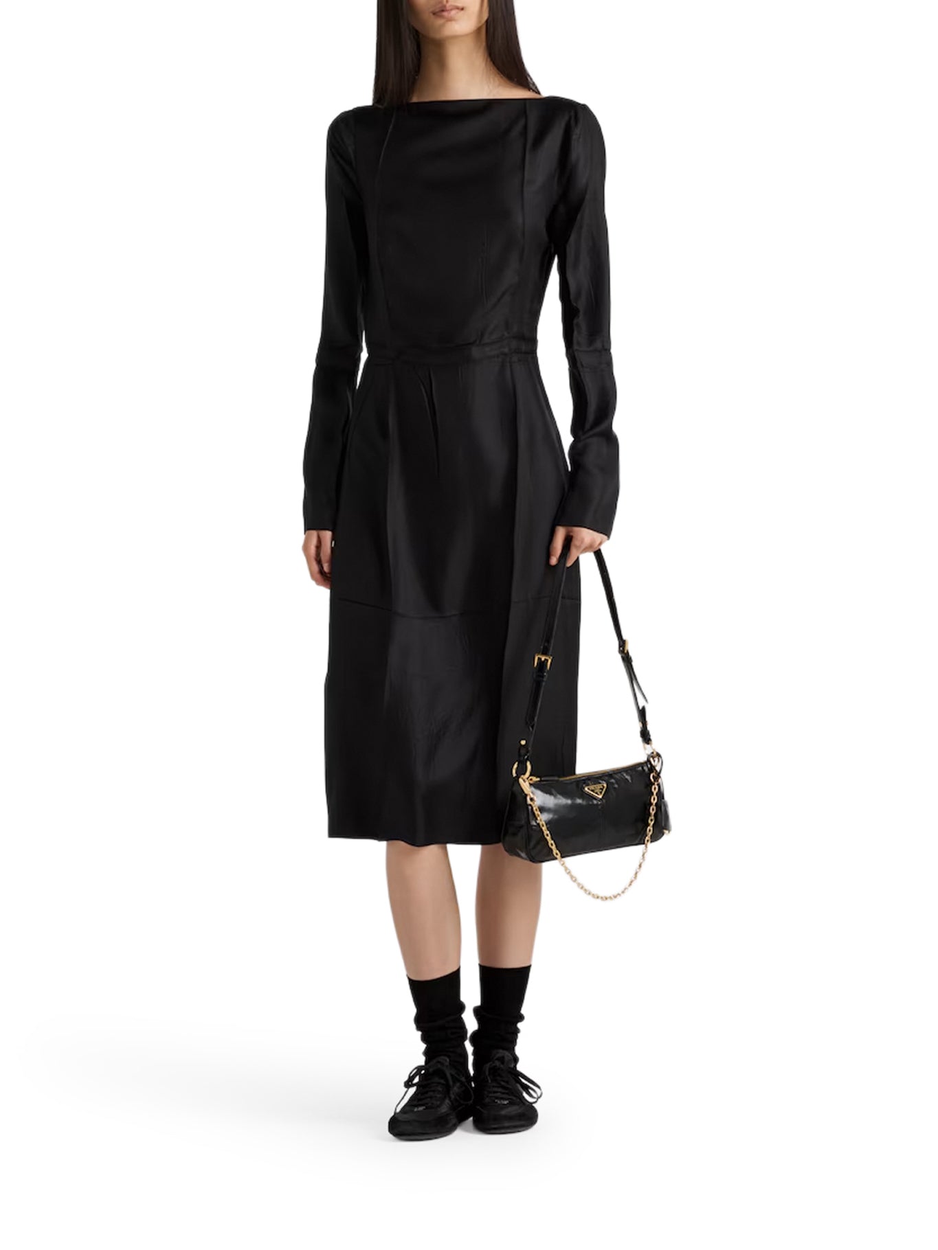 PRADA RE-EDITION 2002 MEDIUM LEATHER SHOULDER BAG