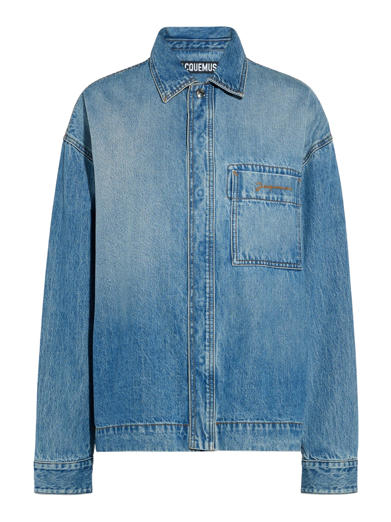 Boxy denim shirt