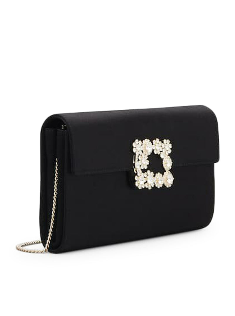 EFFLORESCENCE CLUTCH IN SATIN