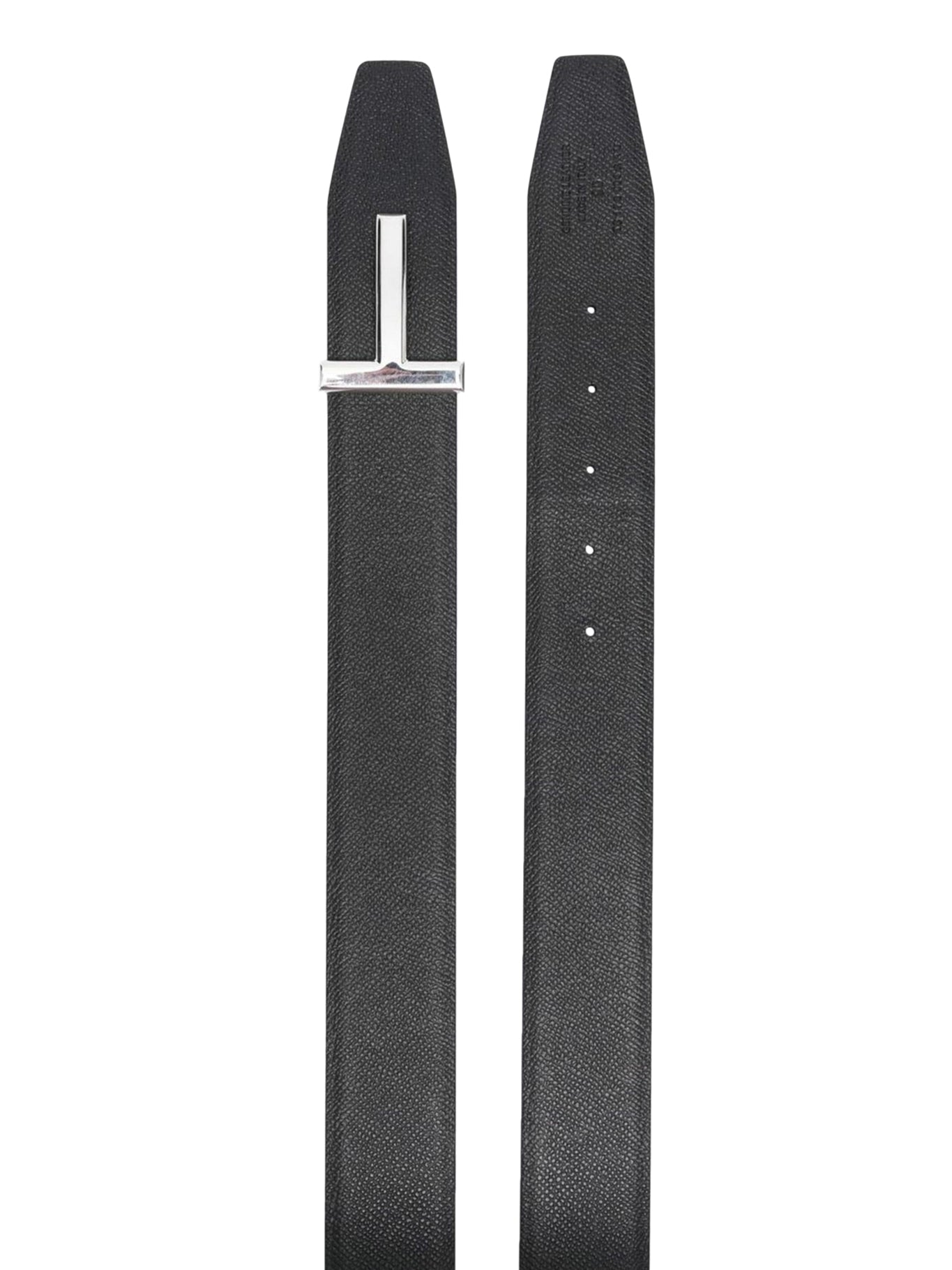 T LOGO BUCKLE BELT