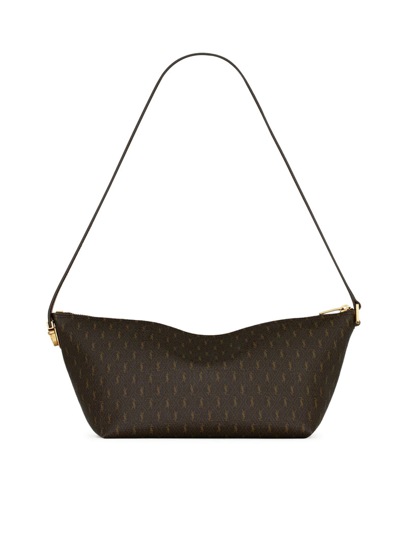 LE MONOGRAMME SHOULDER BAG IN MONOGRAM CANVAS AND SMOOTH LEATHER