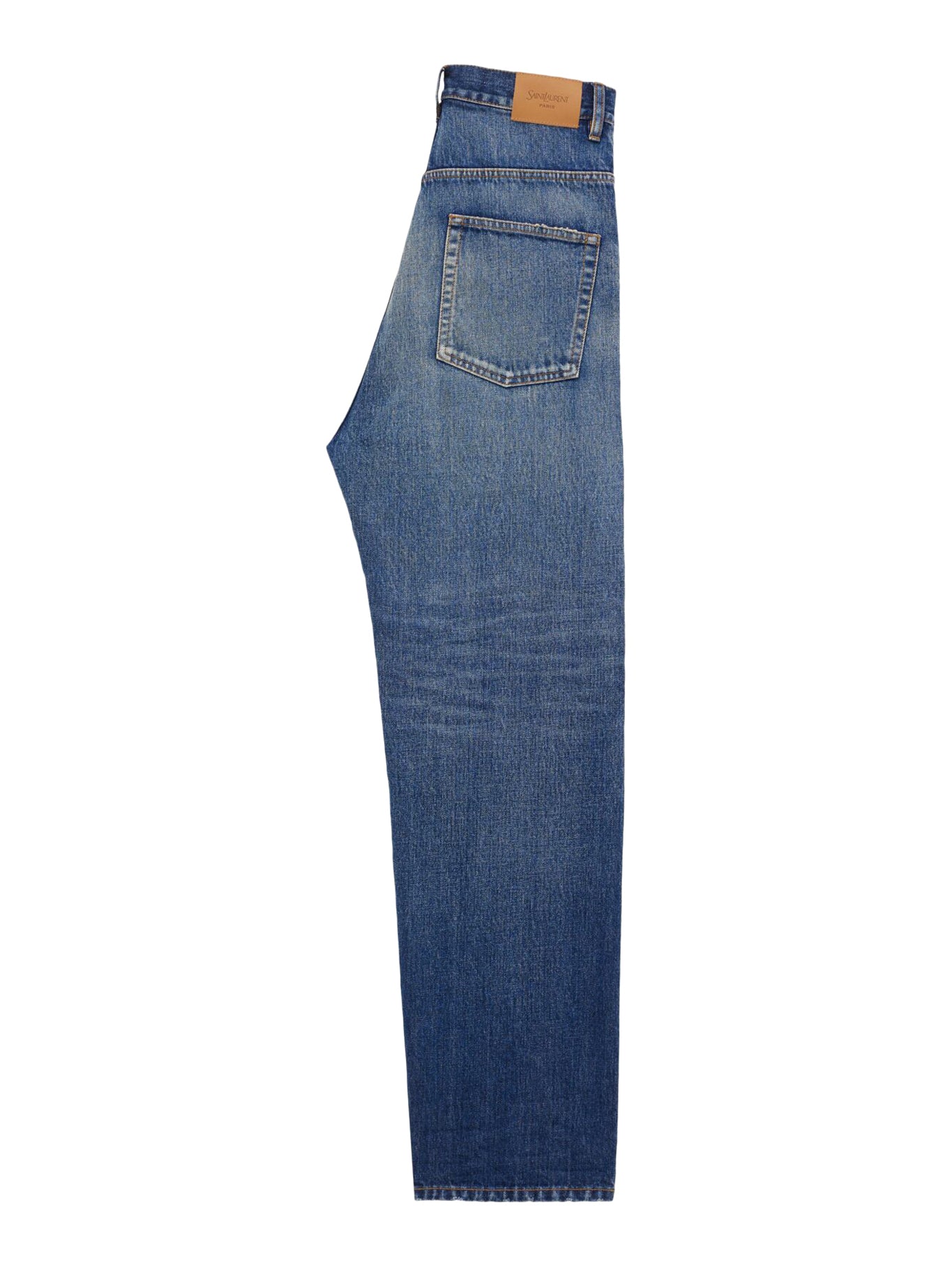 HIGH WAIST JEANS IN VINTAGE HERITAGE BLUE DENIM