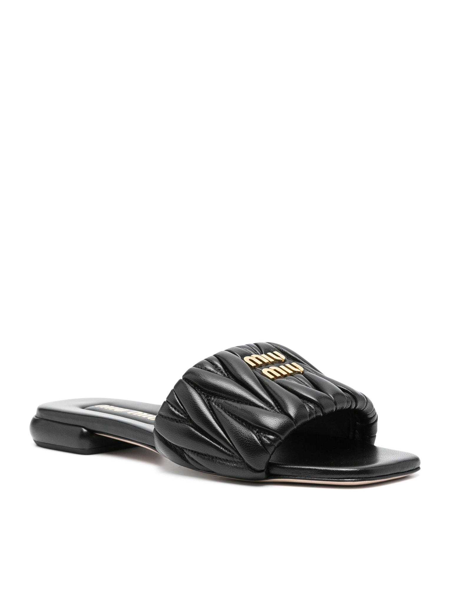 MATELASSE` LEATHER SANDALS