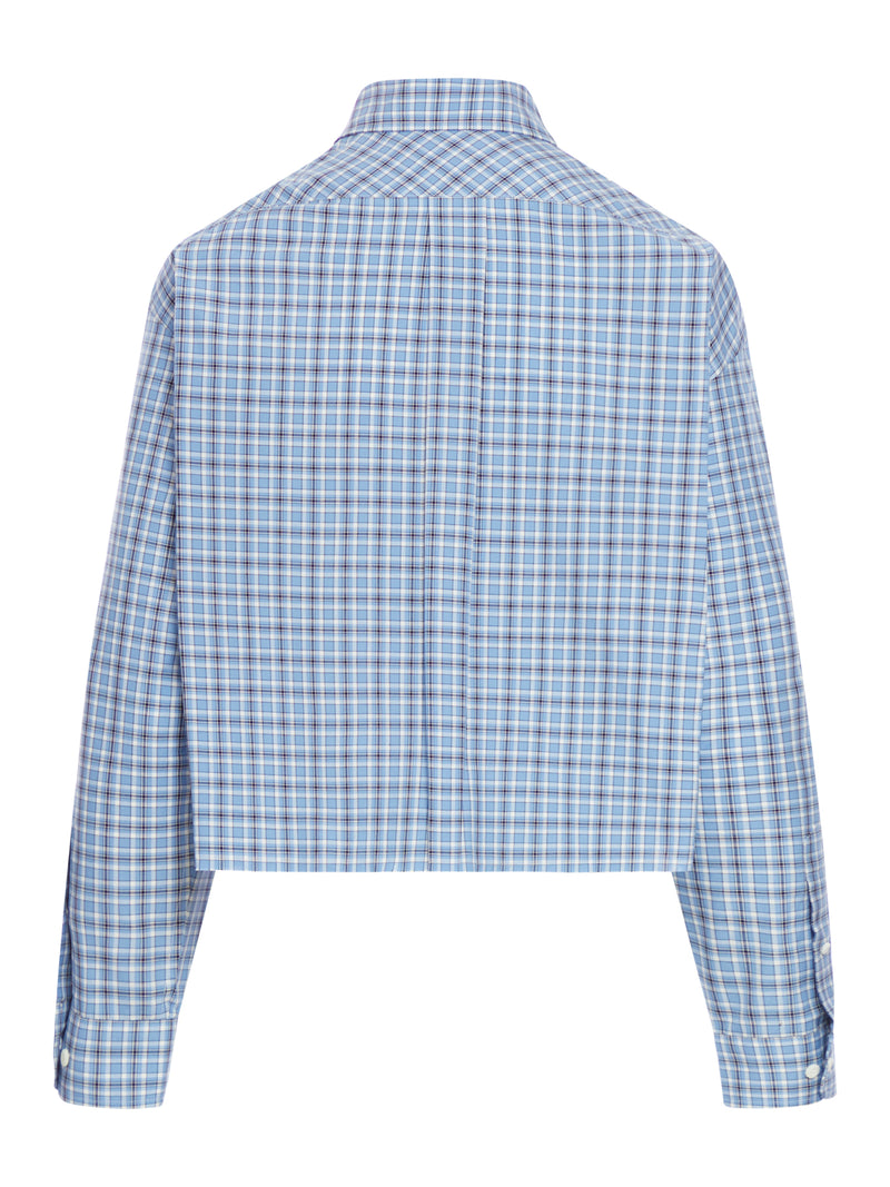 CHECK PRINT COTTON SHIRT