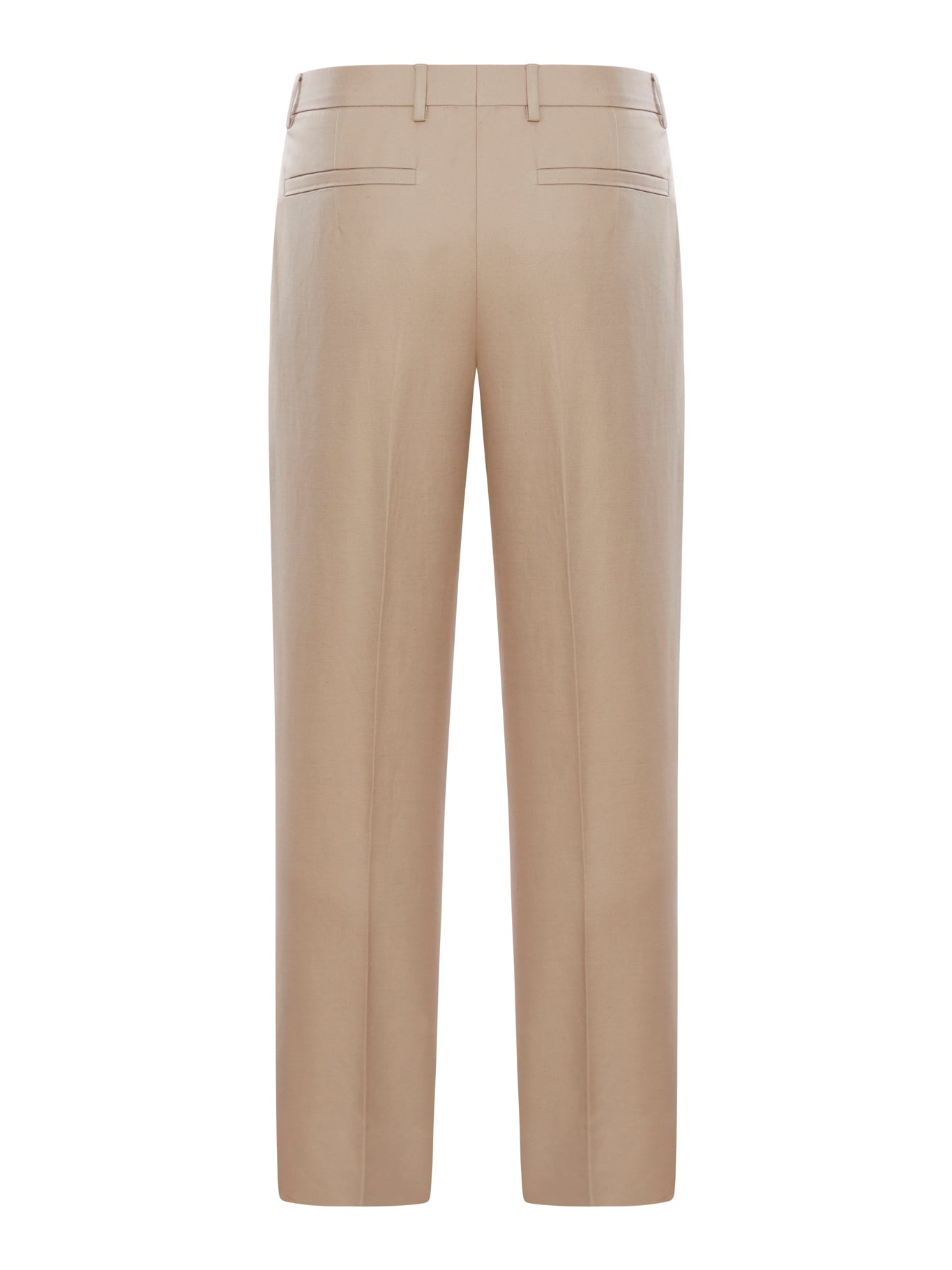 LINEN MIX TROUSERS