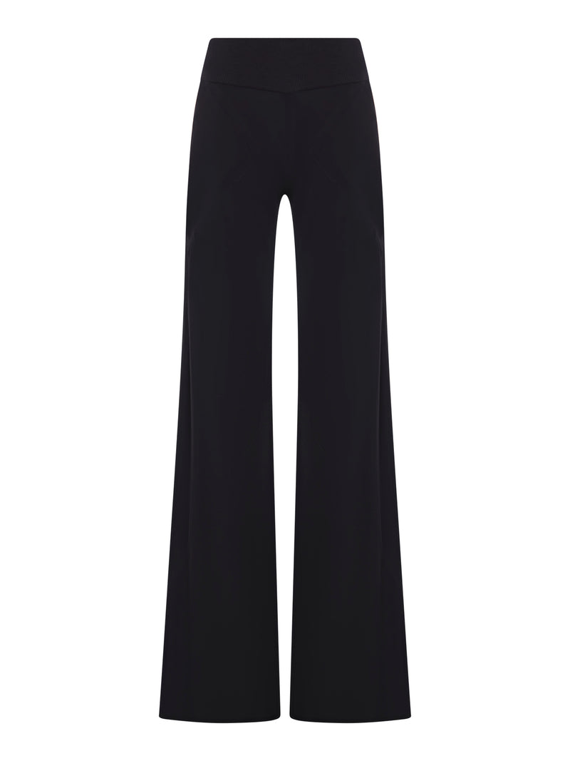 ACETATE WIDE LEG PANTS