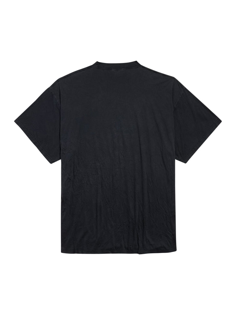 WOMEN`S OVERSIZED PIGALLE T-SHIRT IN BLACK DRESSED