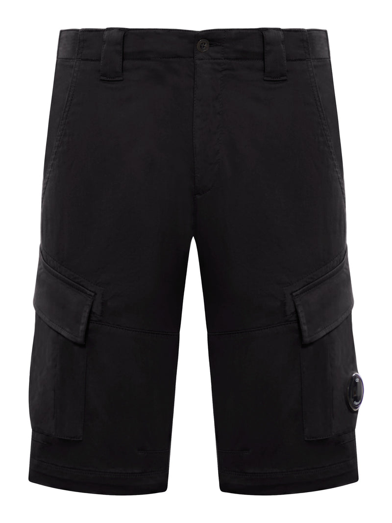 SATEEN STRETCH CARGO SHORTS