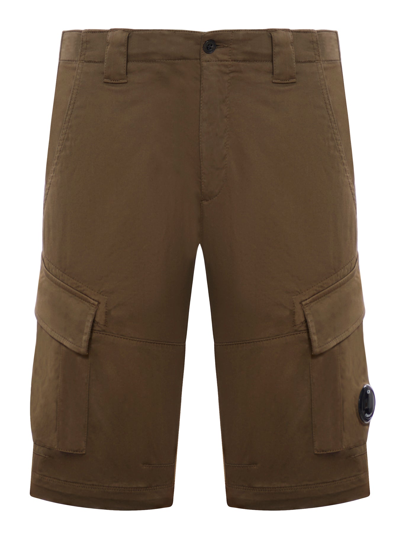 SATEEN STRETCH CARGO SHORTS