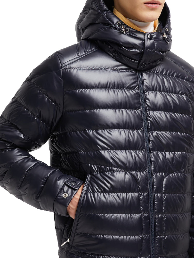 LAUROS HOODED SHORT DOWN JACKET