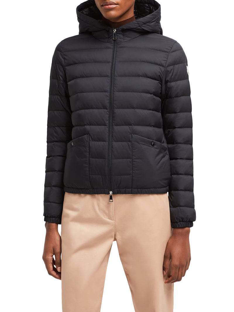 HEDE HOODED SHORT DOWN JACKET