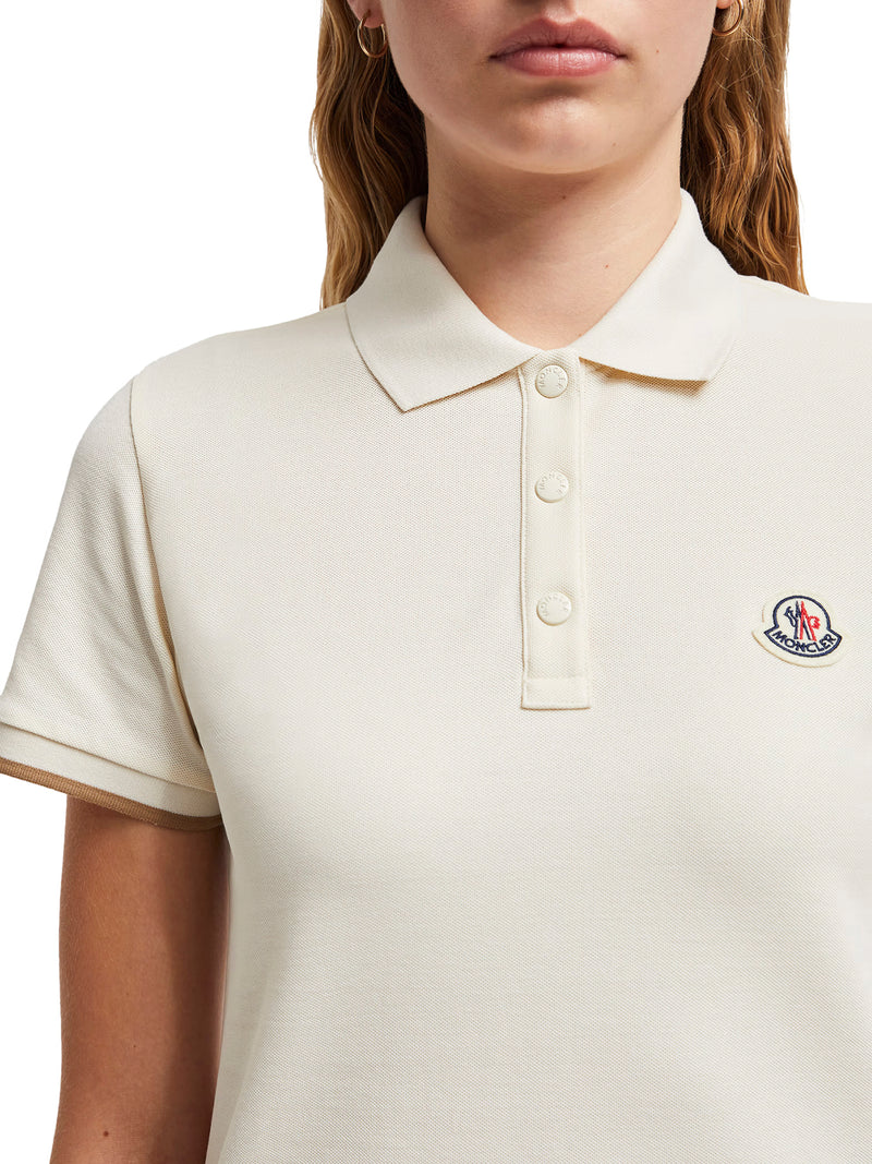 LOGO PATCH COTTON PIQUET POLO SHIRT