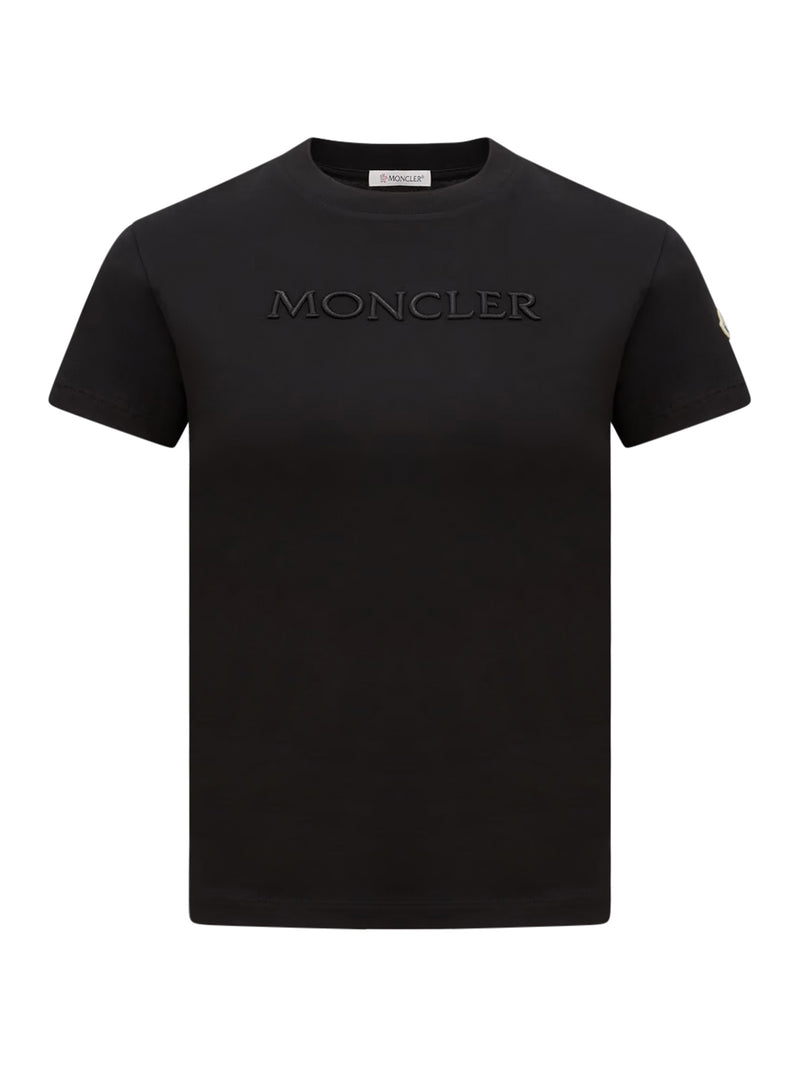 EMBROIDERED TONAL LOGO COTTON T-SHIRT