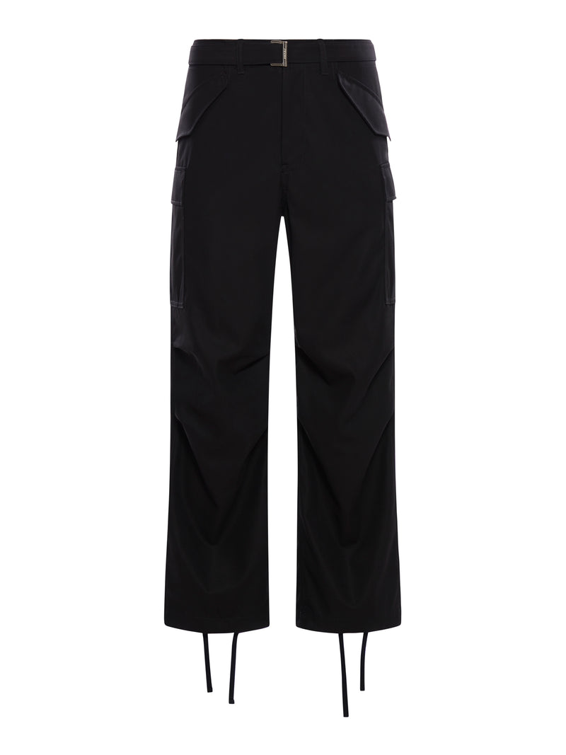 COTTON TWILL PANTS